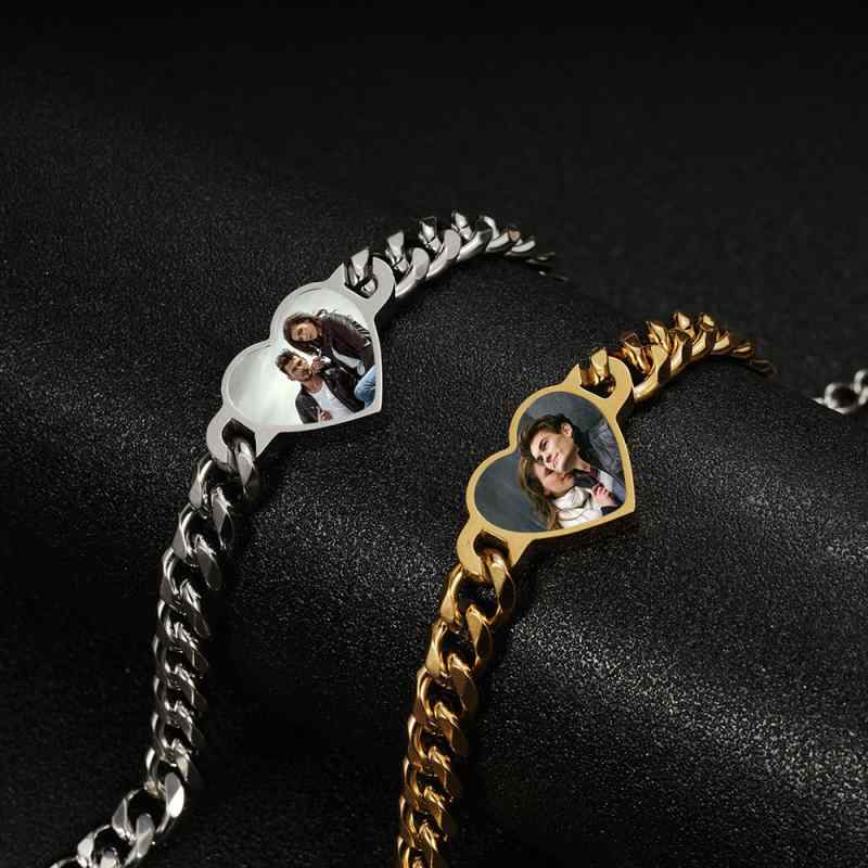 ブレスレット レディース 愛のセットアップ ステンレス製 ファッション 気質 通勤 桃の心 指輪 イヤリング 鎖骨チェーン 電気メッキ加工 ハート 男女兼用