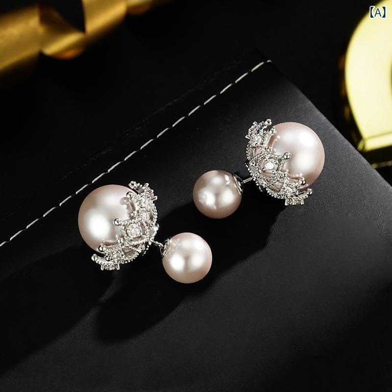 シャドーテールの耳飾り レディース フープピアス 18K 電気メッキ加工 ジルコニア ファッション 通勤 サークル ゴールド シルバー パーティー 結婚式｜アングル2