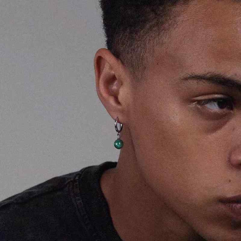 イヤリング メンズ 男性用 高見え 個性的 耳飾り アレルギー対応 合金製 清潔感