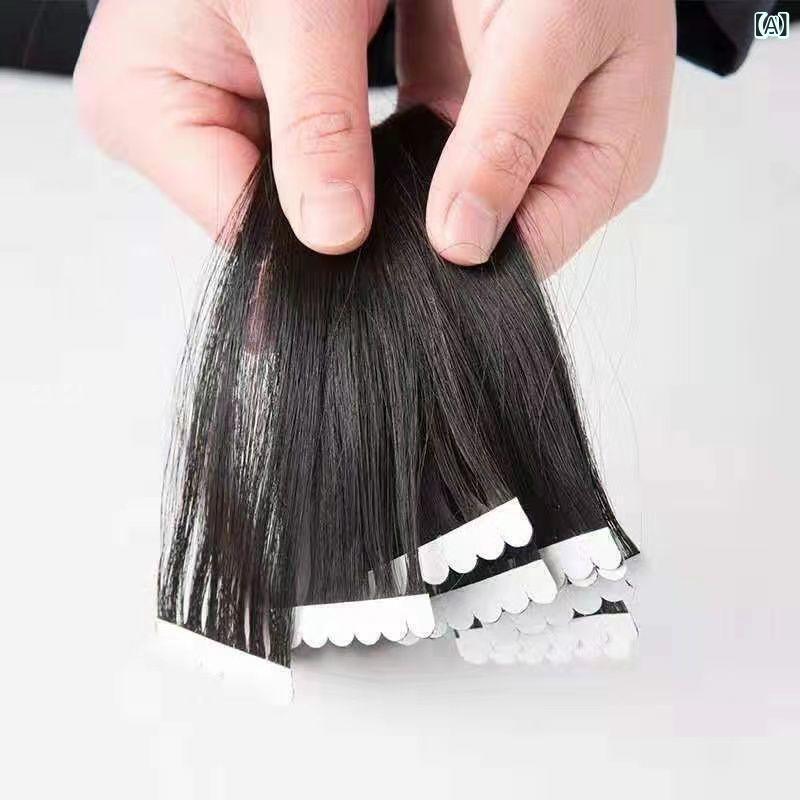 ヘアエクステンション レディース 女性用 人毛 接着タイプ シールエクステ 45cm 50cm 55cm 60cm 65cm 70cm