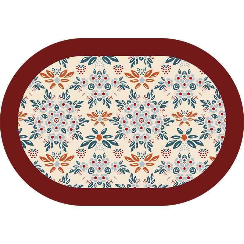 バスマット 珪藻土 ソフトタイプ 浴室マット ドアマット 滑り止め 吸水 速乾 洗面所 脱衣所 足拭きマット 幾何学模様 かわいい おしゃれ 40x60cm