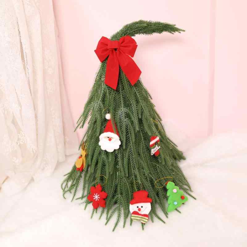 Christmas Tree - クリスマスツリー 卓上 45cm PVC製 ミニサイズ クリスマス飾り オーナメント一式付き