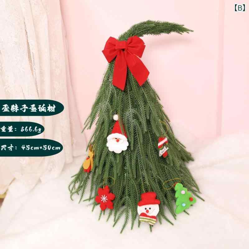 クリスマスツリー 卓上 45cm PVC製 ミニサイズ クリスマス飾り オーナメント一式付き 3