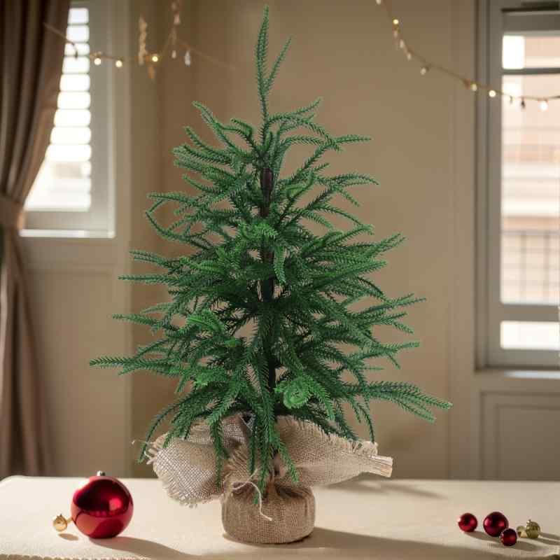 クリスマスツリー ミニ 卓上 45cm 60cm 90cm PE素材 オーナメント付き ホームデコレーション