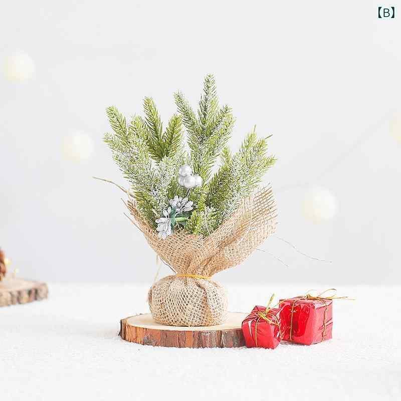クリスマス デコレーション 北欧 木製 クリスマスツリー 卓上 飾り付け セット イベント パーティー 置物 3