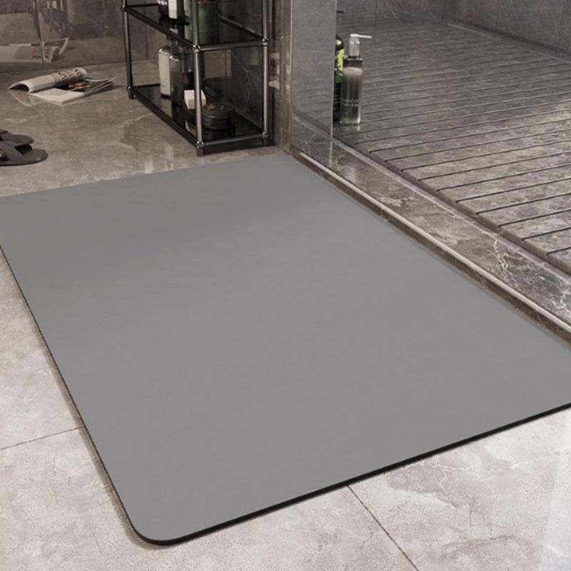 玄関マット バスマット 珪藻土 速乾 吸水性 滑り止め付き 無地 シンプル モダン 40X60cm 50X80cm 60X90..