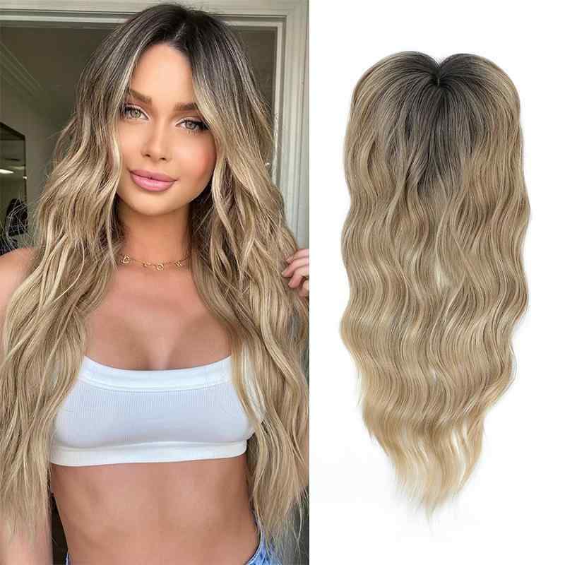 ウィッグ レディース 大波 巻き髪 ヘアピース 部分ウィッグ 手植え レース 補修用 増毛 高温耐熱ファイバー 自然 ファッション おしゃれ イメチェン R4/18/85# 1B# H22/88# R6/22/60# R6/12/60# 4/6# H6/