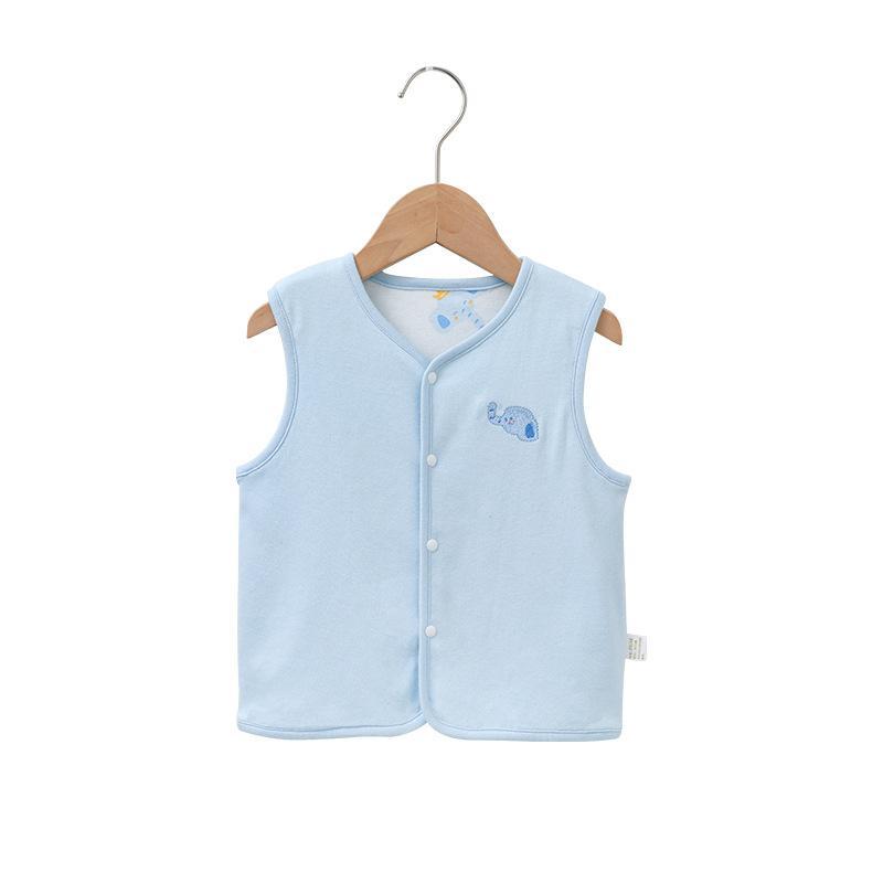 ベビー服 ベスト リバーシブル 純綿 コットン100% Aクラス 新生児 赤ちゃん あったか 防寒 かわいい カ..