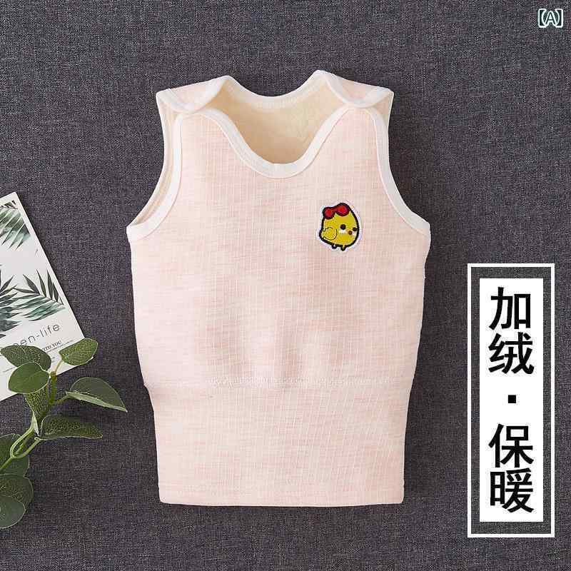 ベビー服 ベスト 新生児 赤ちゃん 乳幼児 裏起毛 あったか 防寒 春秋冬 男女兼用 ...