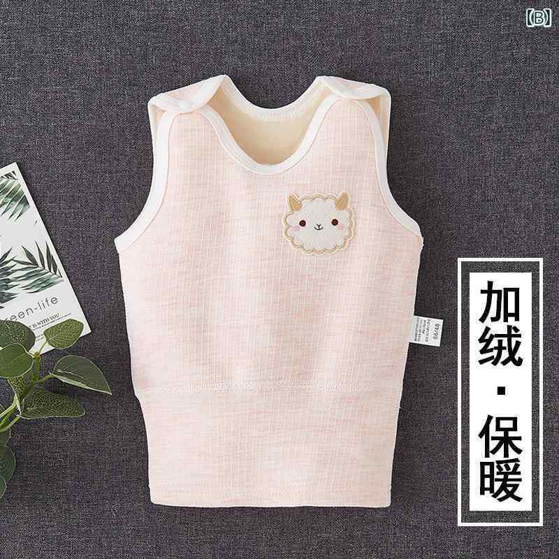 ベビー服 ベスト 新生児 赤ちゃん 乳幼児 裏起毛 あったか 防寒 春秋冬 男女兼用 ...