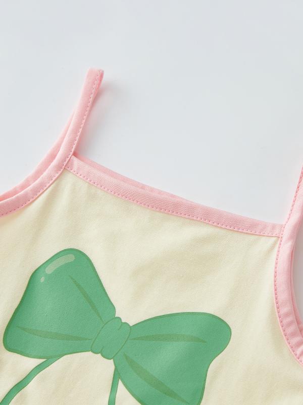 ベビー服 女の子用 タンクトップ かわいいプリント 薄手 ノースリーブ トップス 赤ちゃん 幼児 夏服 綿100% 普段着 部屋着