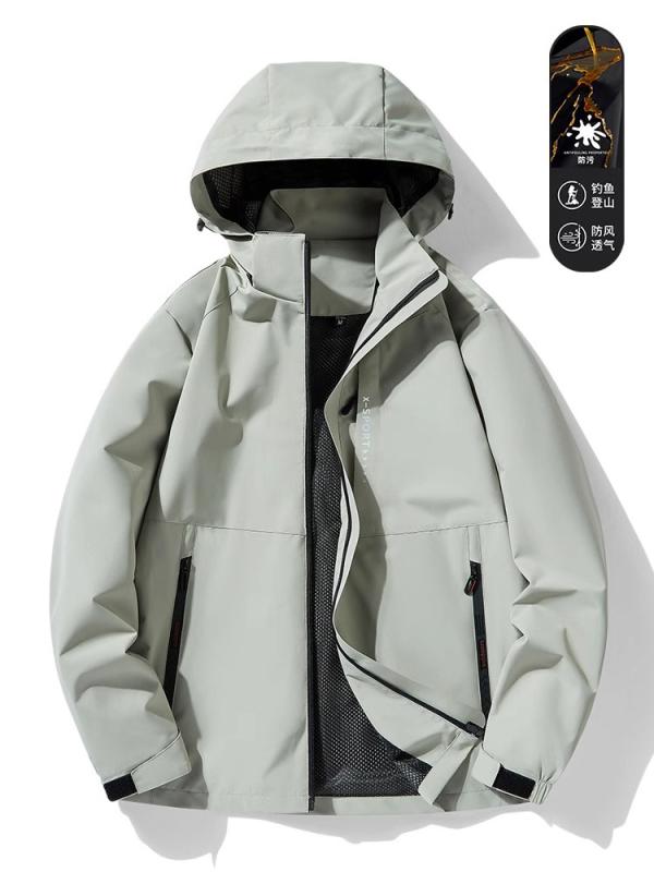 ジャケット 男性用 春秋 防風 防水 大きいサイズ カジュアル ペア ジャンパー 速乾 撥水 アウター ポリ..
