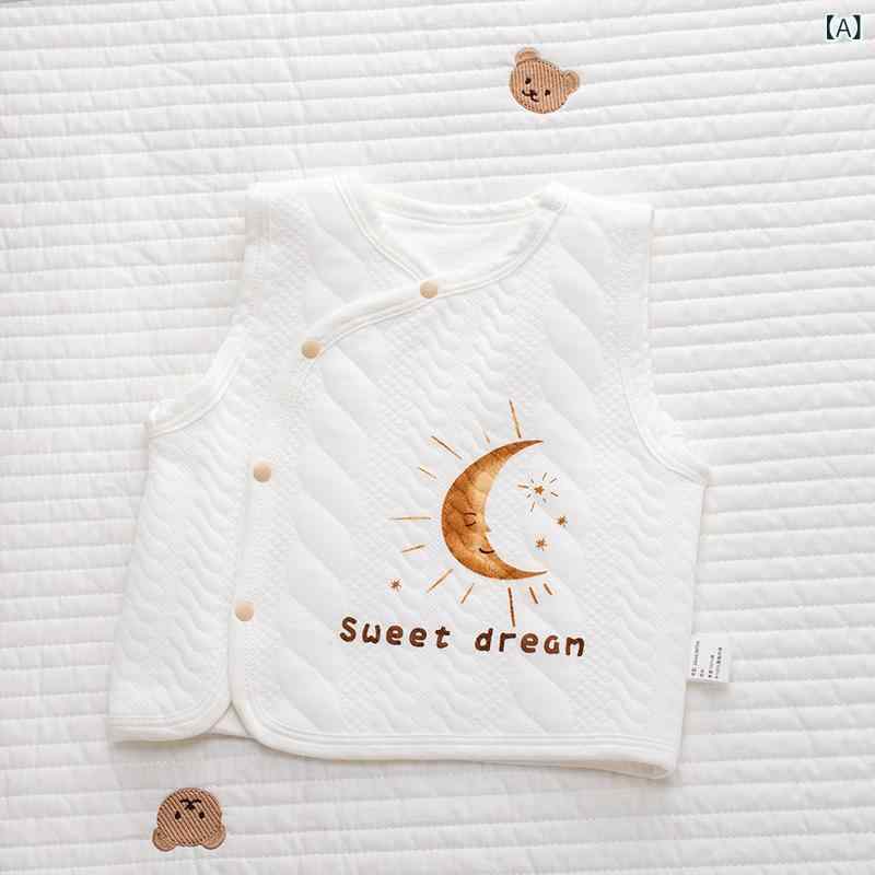 ベビー服 秋冬 新生児 コットン 小さめ ベスト あったか 厚手 防寒 通気性 保温性 ...