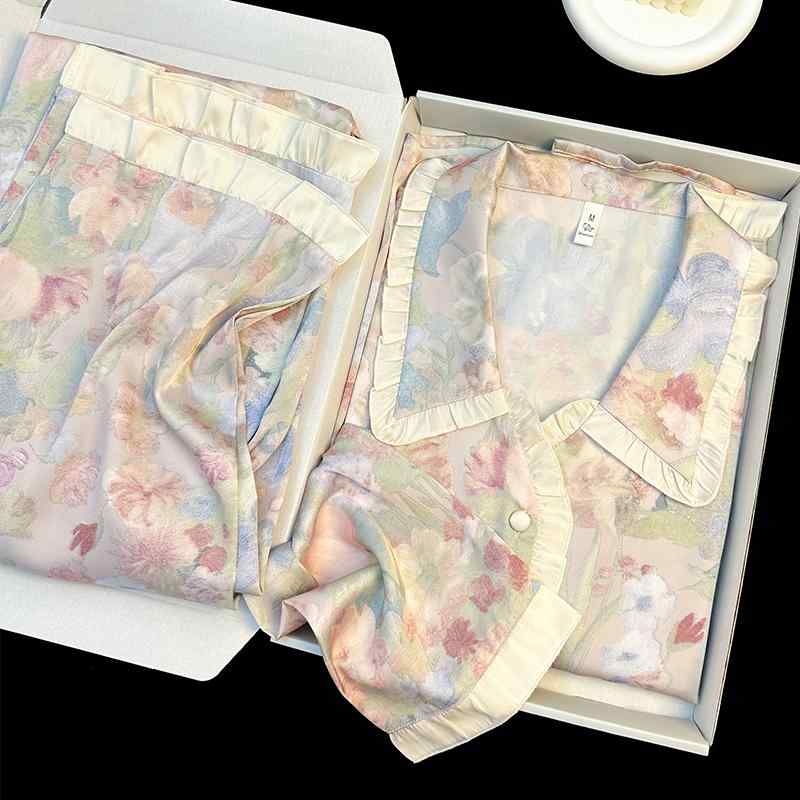 パジャマ レディース 春夏 秋冬 接触冷感 長袖 長ズボン 上下セット ルームウェア 部屋着 寝巻き 涼感 ..