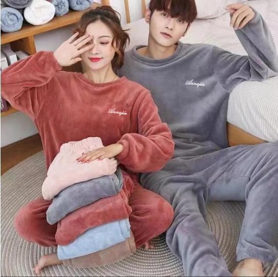 パジャマ レディース メンズ 秋冬用 フランネル 上下セット 厚手 暖かい 大きいサイズ ルームウェア 寝..