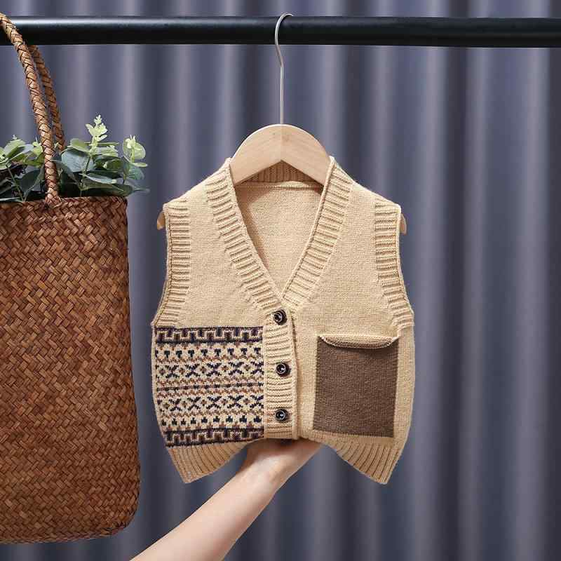 ベビー服 ニットベスト 春秋物 女の子 赤ちゃん セーター カーディガン ニット チョッキ ベビー ニット..