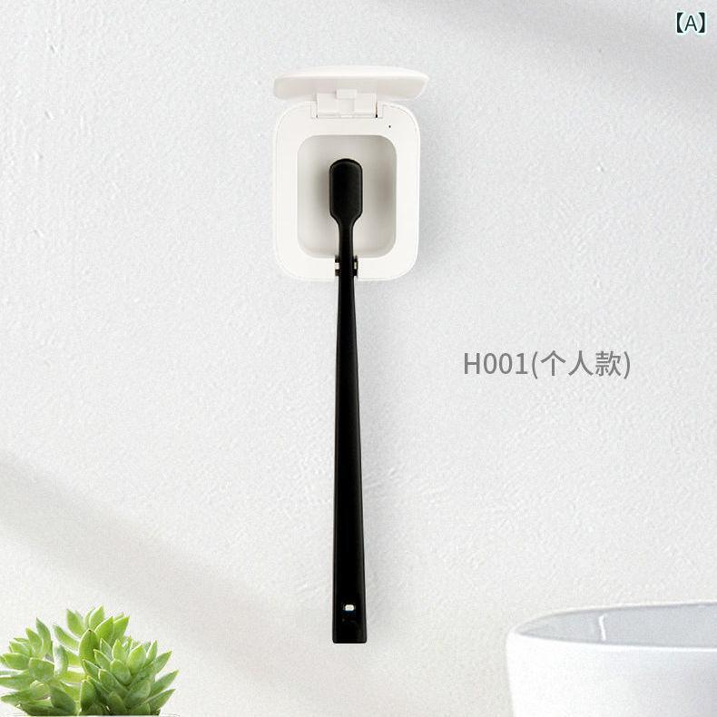 歯ブラシスタンド 全自動 紫外線殺菌 乾燥機能付き 歯ブラシホルダー 吸盤式