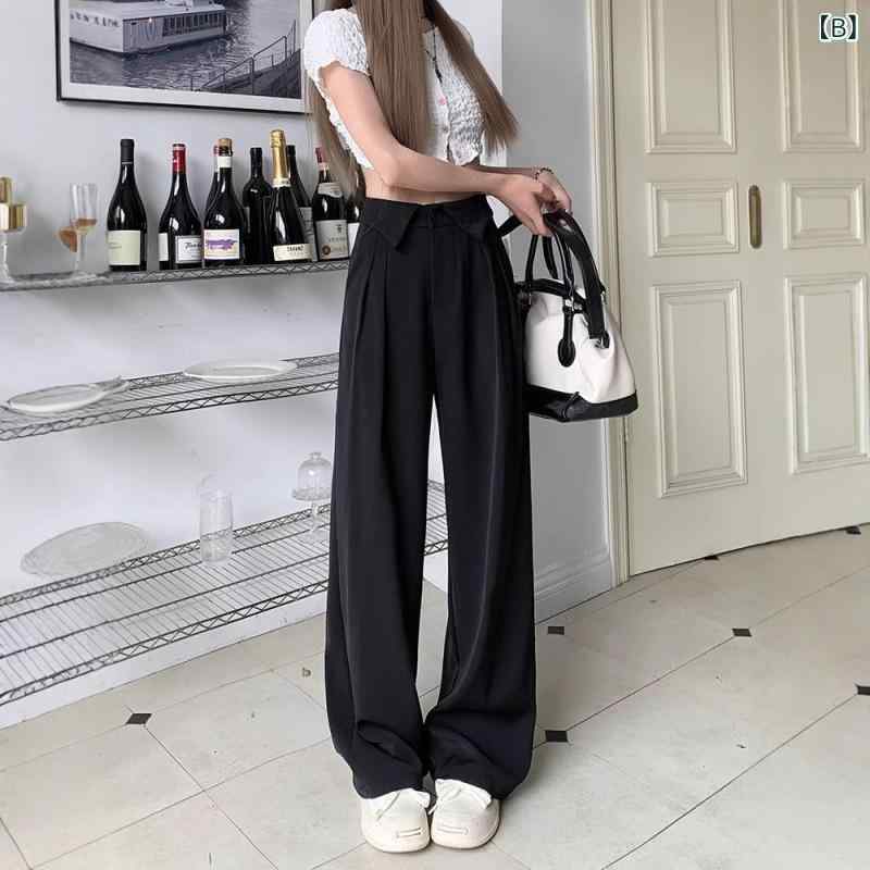 パンツ レディース 高腰 ワイドレッグパンツ ...の紹介画像3