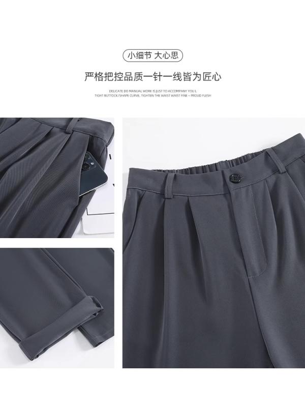 パンツ レディース テーパードパンツ スラックス 春秋 ポリエステル 高見え 美脚 脚長効果 無地 ポケット付き ダークグレー ブラック ホワイト ピンク系 レッド S M L XL XXL