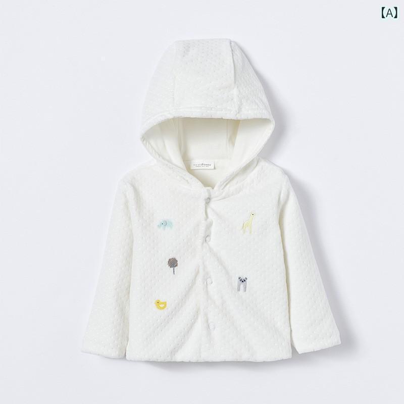 ベビー服 男女兼用 ベビー 薄手 フリース ジャケット 長袖 パーカー 赤ちゃん 新生...