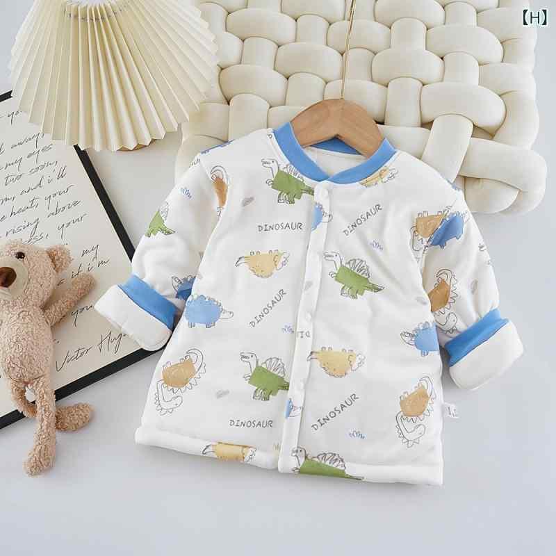 子供服 中綿入りジャケット 男女兼用 ベビー服 中綿 コート 厚手 トップス 冬服 コットン 幼児 園児 保..