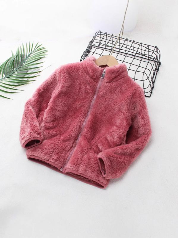 キッズ アウター 秋冬 子供 男女 立襟 ジャケット 上着 ジャンパー 防寒着 裏起毛 90cm 100cm 110cm 120cm 130cm 140cm