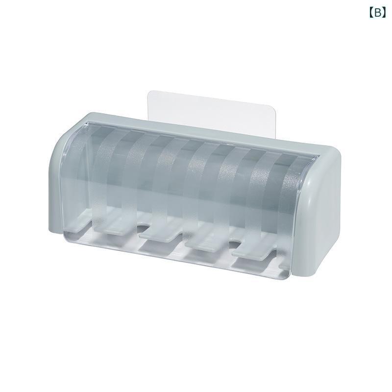 歯ブラシスタンド 防水 歯ブラシホルダー 洗面所 収納 吸盤式