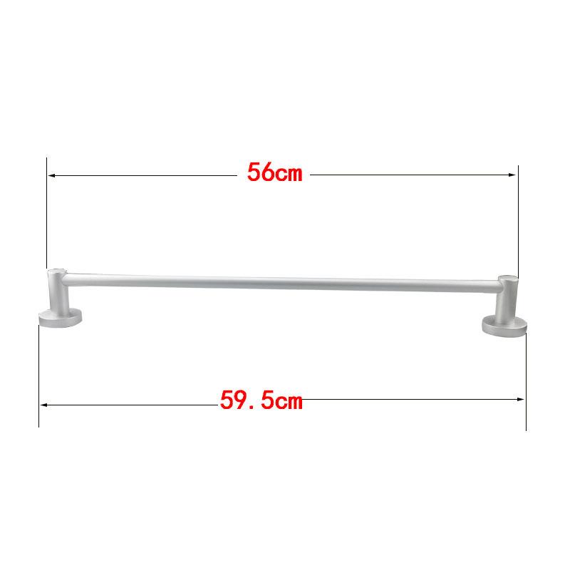 ・素材: アルミ合金・耐荷重: 10kg・スタイル: 現代的・分類: タオル掛け・サイズ: 太字、極太スペースアルミシングルロッド・層数: 1層