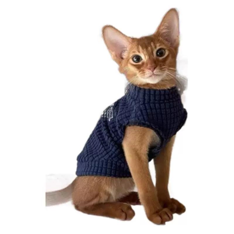 ペット服 小型犬 ニット 秋冬 かわいい 猫服 ノルディック柄 セーター あったか ドッグウェア