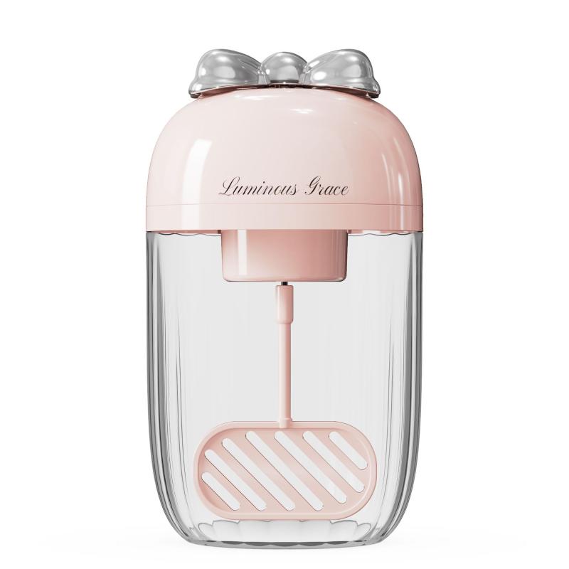 洗顔料 泡立て器 泡立てボトル フォームボトル 電動 ミルク泡 洗髪 シャンプー ボディソープ ABS製 米白色 嫩粉色