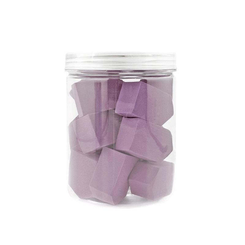 パフ スポンジ メイクアップ 化粧用具 五角形 ドライ ウェット 両用 海綿