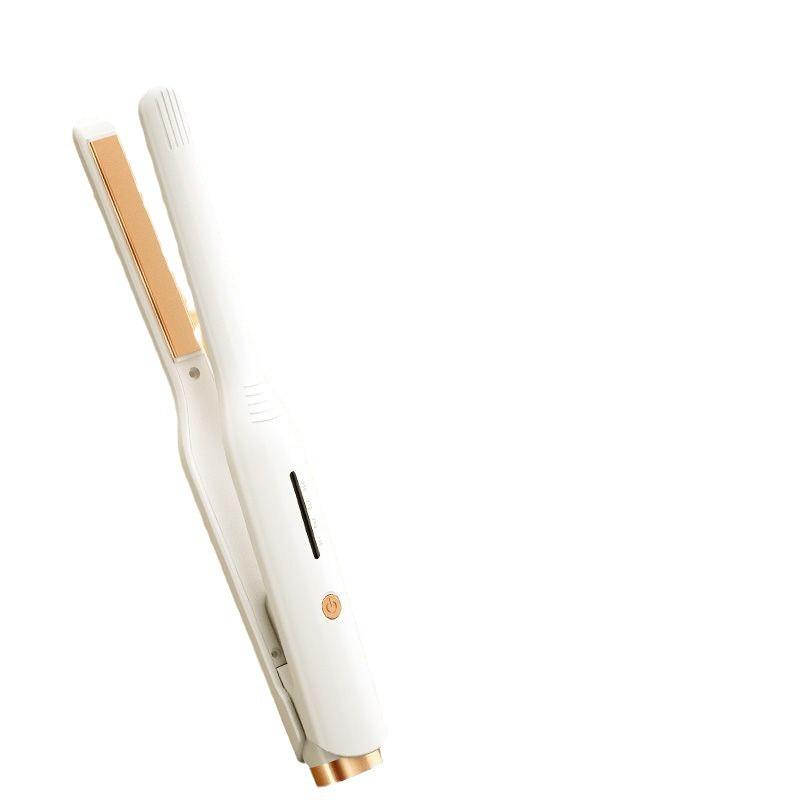 ヘアアイロン メンズ レディース 兼用 2way ストレート カール 前髪 短髪 軽量 持ち運び керамика ホワ..