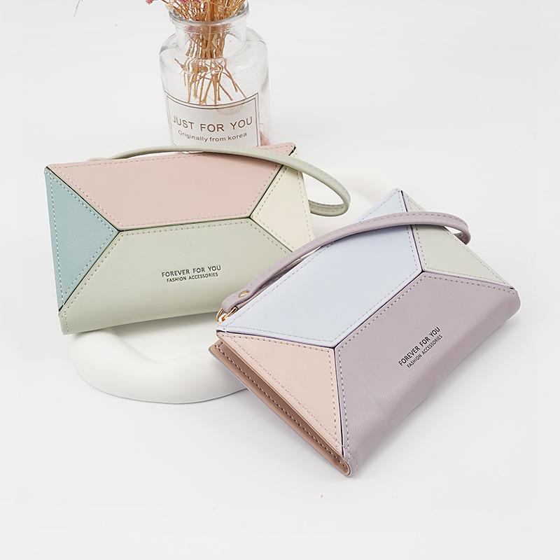 財布 レディース ミニ財布 二つ折り 配色 PUレザー カードケース 大容量 小銭入れ コインケース カード..