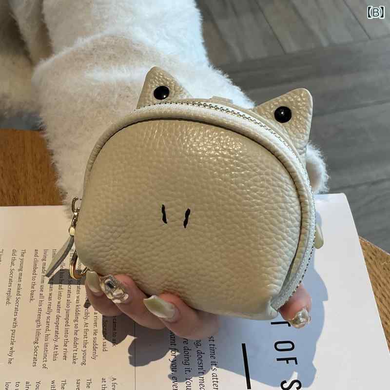 財布 レディース 小銭入れ 本革 ミニ財布 かわいい 牛革 コインケース ファッション雑貨 黒 白 グレー キャメル グリーン