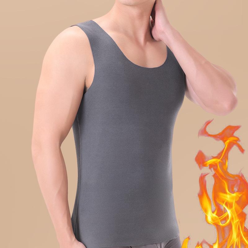 肌着 メンズ 男性用 防寒 あったかインナー 裏起毛 ベスト 暖か インナーシャツ 保温 肌着 無縫製 発熱..