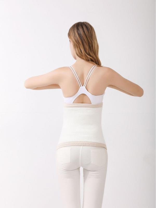 腰用サポーター 男女兼用 ウール 腰部保温 冷え対策 腹巻き 産後 腹囲り 厚手 防寒 キャメル ライトグレー ダークグレー ブラック