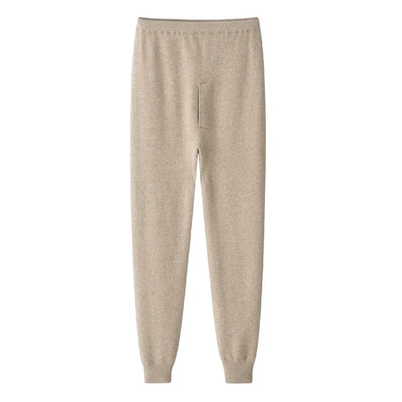 メンズ カシミヤ パンツ 秋冬 厚手 カシミヤ100% 伸縮性 あったか インナー スパッツ レギンス 男性用 ..