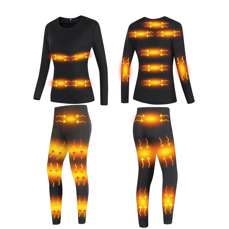 メンズ 発熱 保温 インナー 上下セット 男性用 肌着 綿 あったかインナー スパッツ レギンス 防寒 厚手..