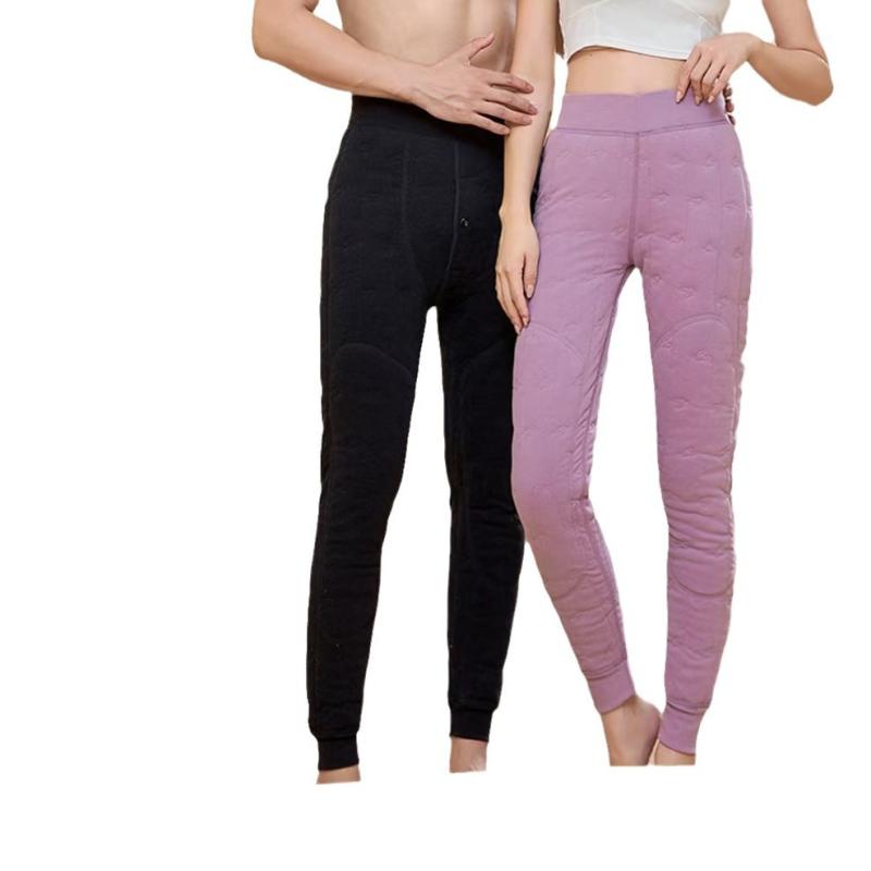 パンツ 男性用 婦人 発熱 保温 アンダーウェア ズボン下 裏起毛 膝当て 腰当て 寒さ対策 あったか 厚手..