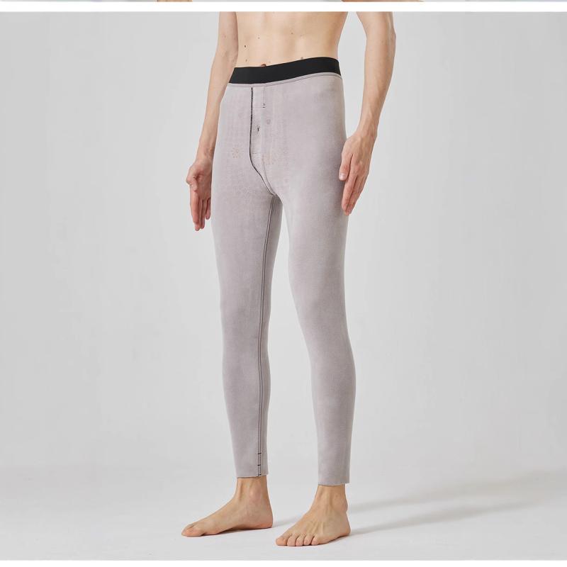 パンツ 男性用 秋冬 高腰 裏起毛 防寒 あったか レギンス スパッツ ストレッチ 大きいサイズ 防風 暖パ..