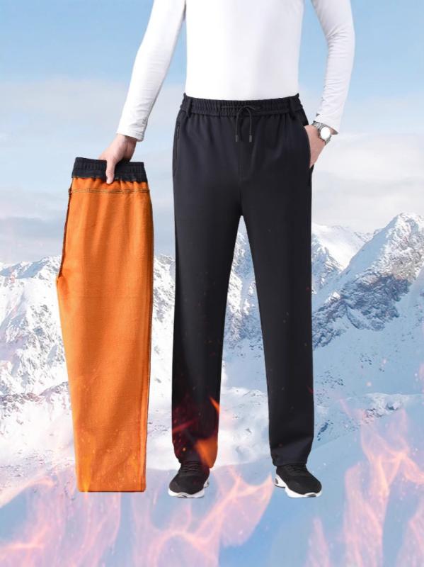 パンツ 男性用 シニア ズボン 裏起毛 あったか 高齢者 向け ストレッチ ウエストゴム ゆったり ストレ..