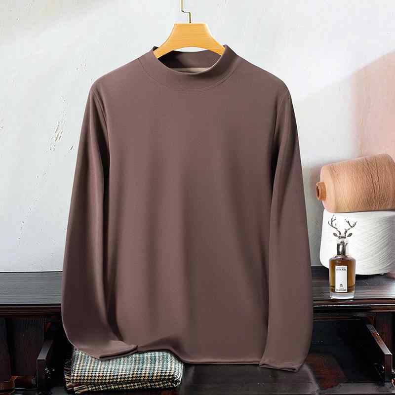 メンズ アンダーウェア 男性用 長袖 Tシャツ 防寒インナー あったかインナー 保温 肌着 発熱 抗菌 半ハイネック ストレッチ 伸縮性 静..