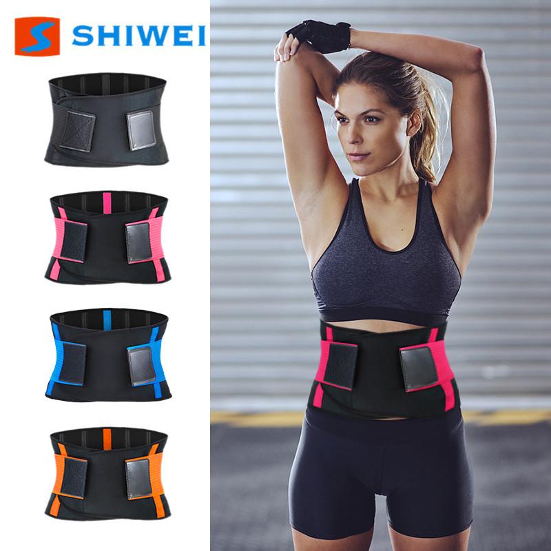 腰 サポーター 男性用 女性用 SBR素材 保温 加圧 固定 スポーツ 運動 腹巻き ブラック ピンク ブルー ..