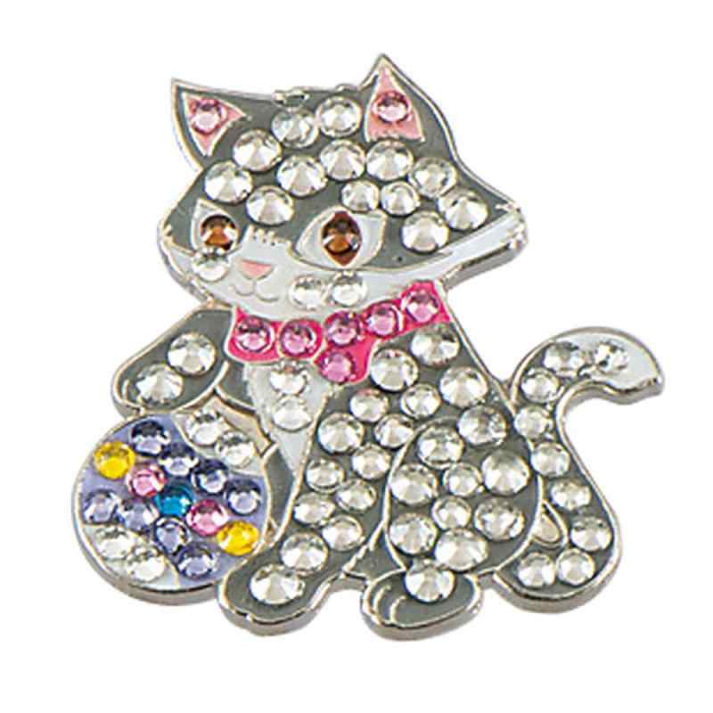 ダイヤゴルフ(DAIYA GOLF) ゴルフマーカー bonjoc(ボンジョック) ボールマーカー スワロフスキー クリスタル使用 ハンドメイド品 マグネットクリップ付き 専用ケース入