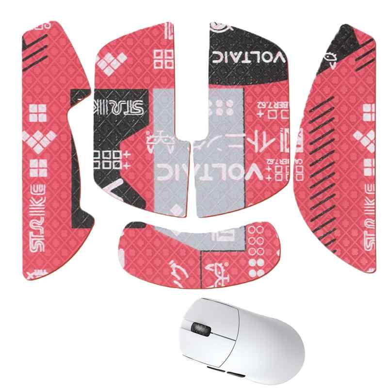 Lamzu Maya 用 マウスグリップ テープ 【NOUKAJU】 Lamzu Maya ゲーミングマウス 用 滑り止めグリップテープ 極薄 優れる吸水性 アンチスリップ テープ ゲーミングマウス用 (レッド)