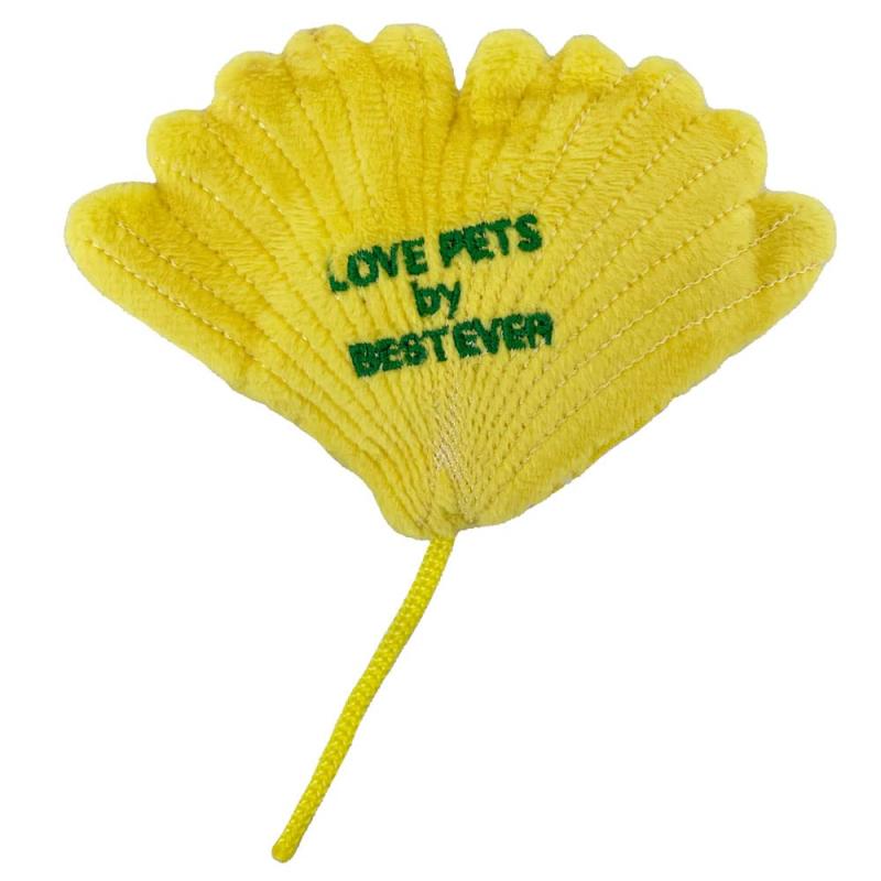 【LOVE PETS by BESTEVER】ラブペッツバイベストエバー Thin&Chewy ペットトイ 銀杏 イチョウ Ginko Leaf 47277