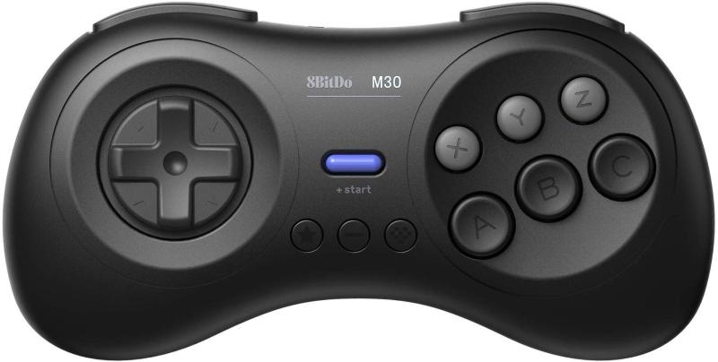 8Bitdo M30Bluetoothゲーミングコントローラー6ボタンメガドライブ風ゲームパッド / Raspberry Pi/スイッチ/macOS