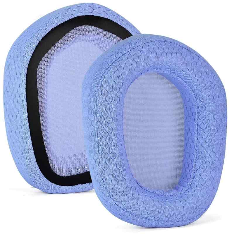 G335 & G535 イヤーパッド イヤーカップ Logitech G535 ゲーミングヘッドセット / G335 / G733 ゲーム用ヘッドフォンに対応 (イヤーパッド スカイブルー)