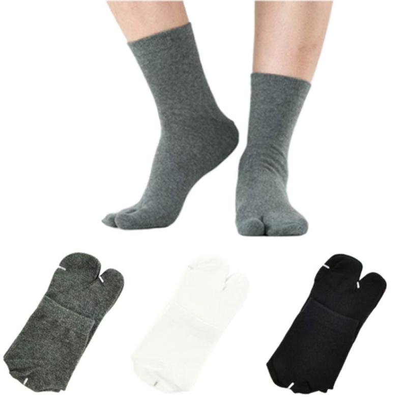 [ELINA SEA] ソックス 靴下 メンズ 足袋 2本指ソックス 指ソックス 抗菌防臭 吸汗速乾 通気 性良 2本指靴下 25-28cmスポーツソックス 綿 3足セット/6足セット 四季適用