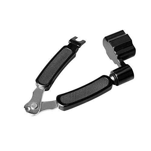 弦ワインダー 弦切りニッパー 弦カッター ピンプーラーストリングワインダー ギターメンテナンス 工具 1個3役 多機能「ストリングワインダー」 「ストリングカッター」 「ピンプラー」三機能を装備します。弦の取り外しや張り替えの際、スムーズに行うことをできます。ギター弦をカットしたり、弦を回転させたり、弦のピンを上げたりするのに使われます。ブリッジを傷つけることなく、簡単にピンを引き抜くことができます。ギタープレイヤーにとって実用的で必要なギターセットアップツールです。